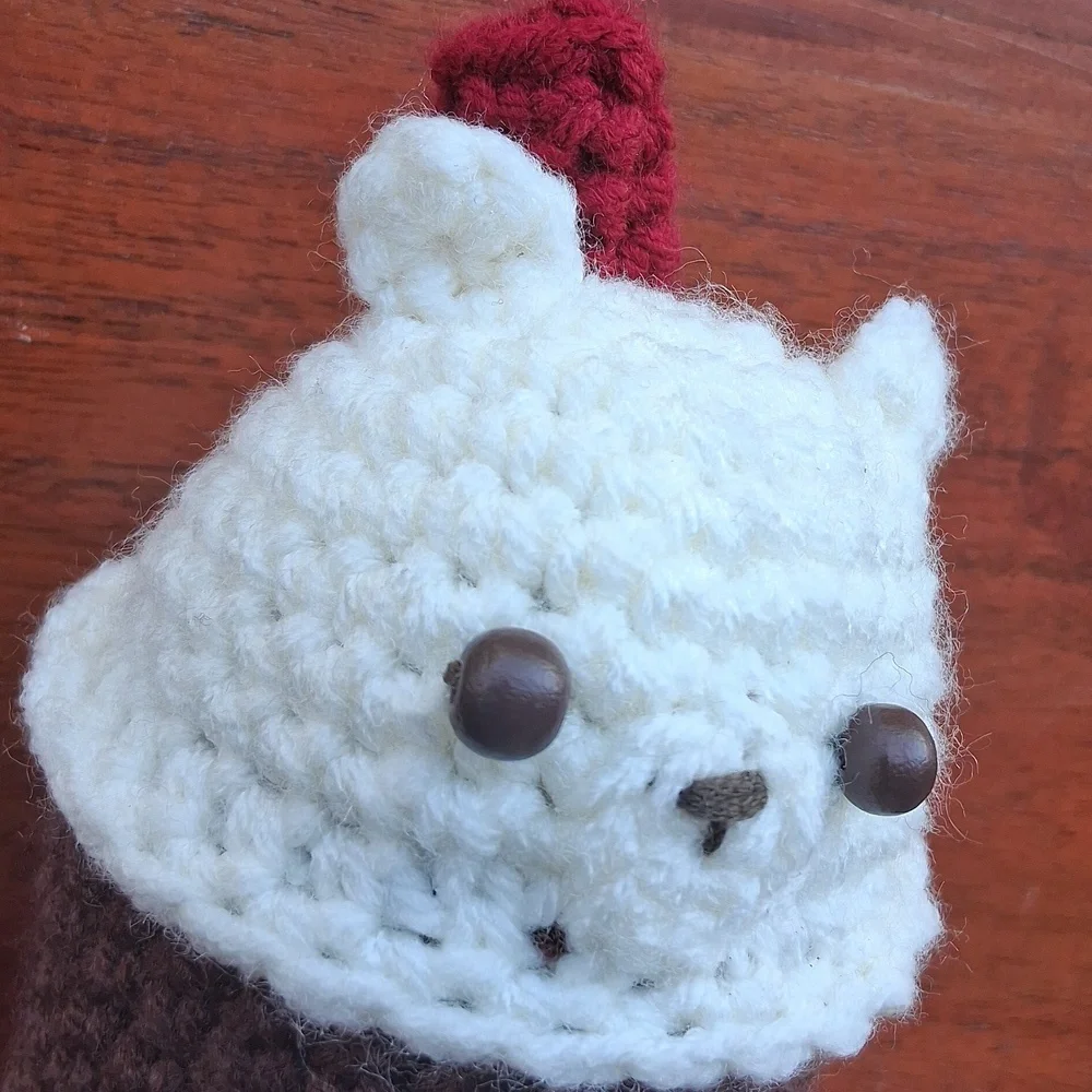 Handmade Crochet Boba Bear Plush